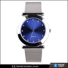 Montre d&#39;infirmière en argent en métal, montre japonaise Movt Geneva en acier inoxydable